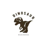 dinosaurie ikon logotyp design mall vektor