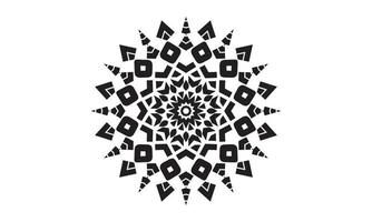 Luxus-Mandala-Design-Vektor-Hintergrund Vintage abstrakte Blumenmuster-Design vektor