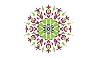 Luxus-Mandala-Design-Vektor-Hintergrund Vintage abstrakte Blumenmuster-Design vektor