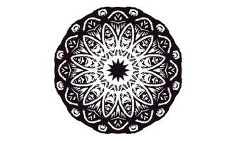 Luxus-Mandala-Design-Vektor-Hintergrund Vintage abstrakte Blumenmuster-Design vektor