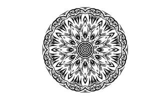 Luxus-Mandala-Design-Vektor-Hintergrund Vintage abstrakte Blumenmuster-Design vektor