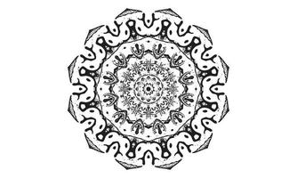 Luxus-Mandala-Design-Vektor-Hintergrund Vintage abstrakte Blumenmuster-Design vektor