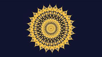 Luxus-Mandala-Design-Vektor-Hintergrund Vintage abstrakte Blumenmuster-Design vektor