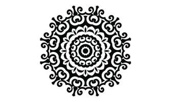 Luxus-Mandala-Design-Vektor-Hintergrund Vintage abstrakte Blumenmuster-Design vektor