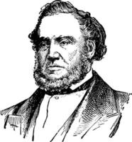 Brigham Young, Vintage-Illustration vektor