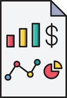 diagramfil vektor illustration på en bakgrund. premium kvalitet symbols.vector ikoner för koncept och grafisk design.