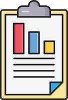 rapport vektor illustration på en bakgrund. premium kvalitet symbols.vector ikoner för koncept och grafisk design.