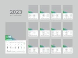 Wandkalender 2023 vektor