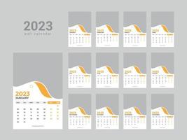 Wandkalender 2023 vektor