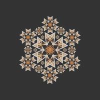 Luxusmuster im Hintergrund. Vektor-Mandala-Vorlage. Design-Elemente. traditionelle türkische, indische Motive. ideal für Stoff und Textil, Tapeten, Verpackungen oder jede gewünschte Idee und farbenfrohe Gestaltung vektor