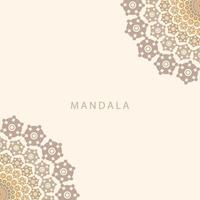 einladungskartenvorlagen mit gold gemusterten und kristallfarbenen luxuriösen mandala-hintergrund mit goldenem arebesque-muster im arabischen islamischen oststil. dekoratives mandala im ramadan-stil vektor