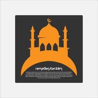 Ramadan-Logo-Vektor vektor