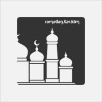 ramadan logotyp vektor