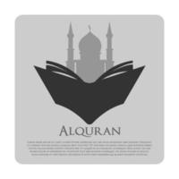 alquran logotyp vektor