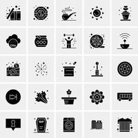 25 universelle Business-Icons Vektor kreative Icon-Illustration zur Verwendung in Web- und mobilen verwandten Projekten