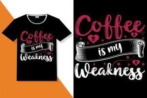kaffe motivering citat typografi eller kaffe typografi t skjorta vektor