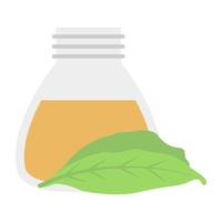 trendige api-phytotherapie vektor