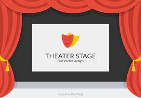 Theater-Bühnen-Vektor-Design vektor