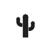 kaktus logotyp vektor