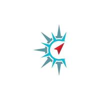 Kompass-Logo-Vektor vektor