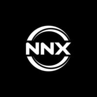 nnx-Buchstaben-Logo-Design in Abbildung. Vektorlogo, Kalligrafie-Designs für Logo, Poster, Einladung usw. vektor