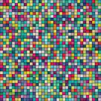 abstrakt bakgrund färgrik fyrkant mosaik- mönster vektor illustration