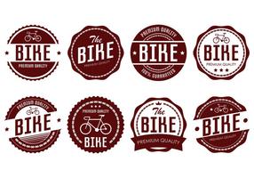 Bicicleta emblem vektor