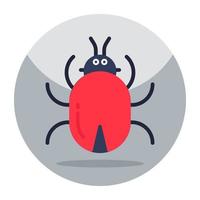 modern design ikon av insekt vektor