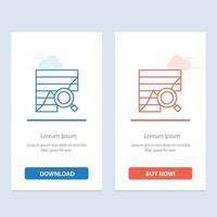 analys analytisk analys Diagram data Graf blå och röd ladda ner och köpa nu webb widget kort temp vektor