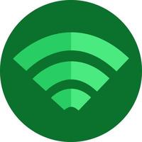 Wi-Fi-Singal-Symbol, Illustration, Vektor auf weißem Hintergrund.