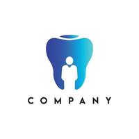 professionell tandläkare klinik logotyp, dental vård logotyp vektor