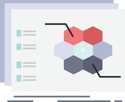 Spiel strategische Strategie Taktik taktischer flacher Farbsymbolvektor vektor