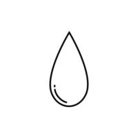 Wasser Symbol einfache Vektor perfekte Illustration