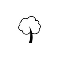 Baum-Symbol einfache Vektor perfekte Illustration