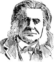 Thomas h. huxley, årgång illustration vektor