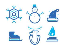 Winter Icon Set vektor