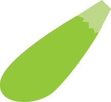 grön zucchini, illustration, vektor, på en vit bakgrund. vektor