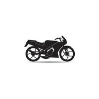 motorcykel ikon vektor design illustration logotyp