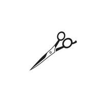 scissor logotyp mall vektor ikon illustration