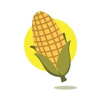 Symbol Mais Bio-Lebensmittel-Vektor vektor