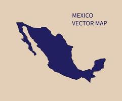 illustrationer mexico vektor Karta färgrik