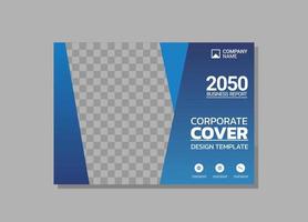 Corporate Book Cover horizontales Design vektor