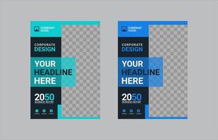 modern företag omslag företag mall vektor