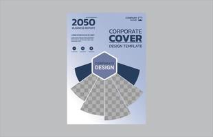 kreatives Corporate Book Cover Design vektor