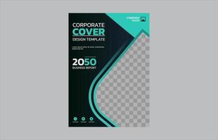 kreatives Corporate Book Cover Design vektor