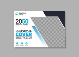 Corporate Book Cover horizontales Design vektor