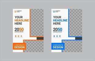 modern företag omslag företag mall vektor