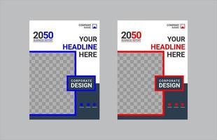 professionell företags bokomslagsmall vektor