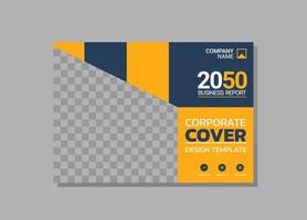 Corporate Book Cover horizontales Design vektor