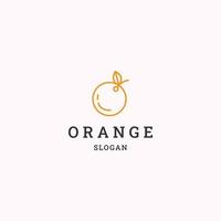 orangefarbene Logo-Icon-Design-Vorlage vektor